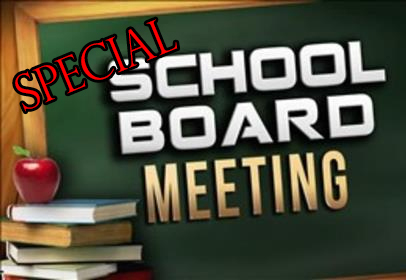 special school board meeting