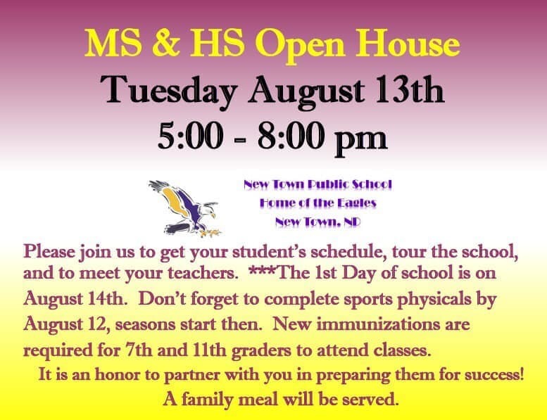 MS-HS Open House Flyer