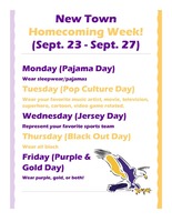 Homecoming is September 23rd through the 27th