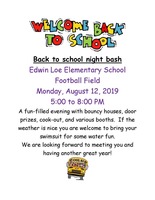 Back To School Bash