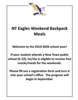 NT Eagles Weekend Backpack Program