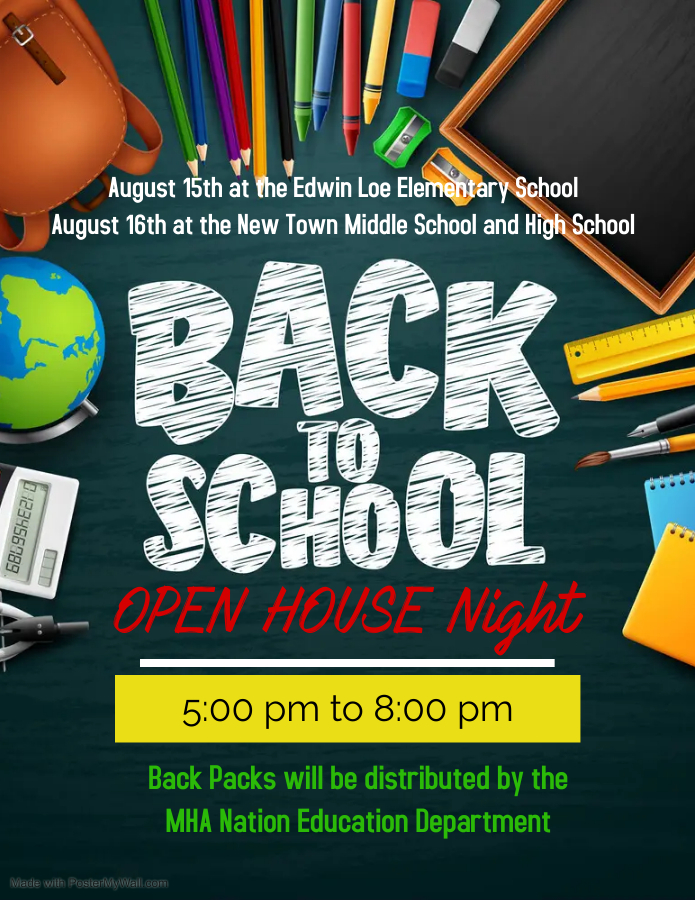 Back to School Open House August 15th and 16th from 5-8 pm