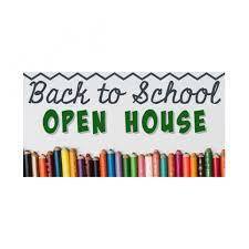 back to school open house